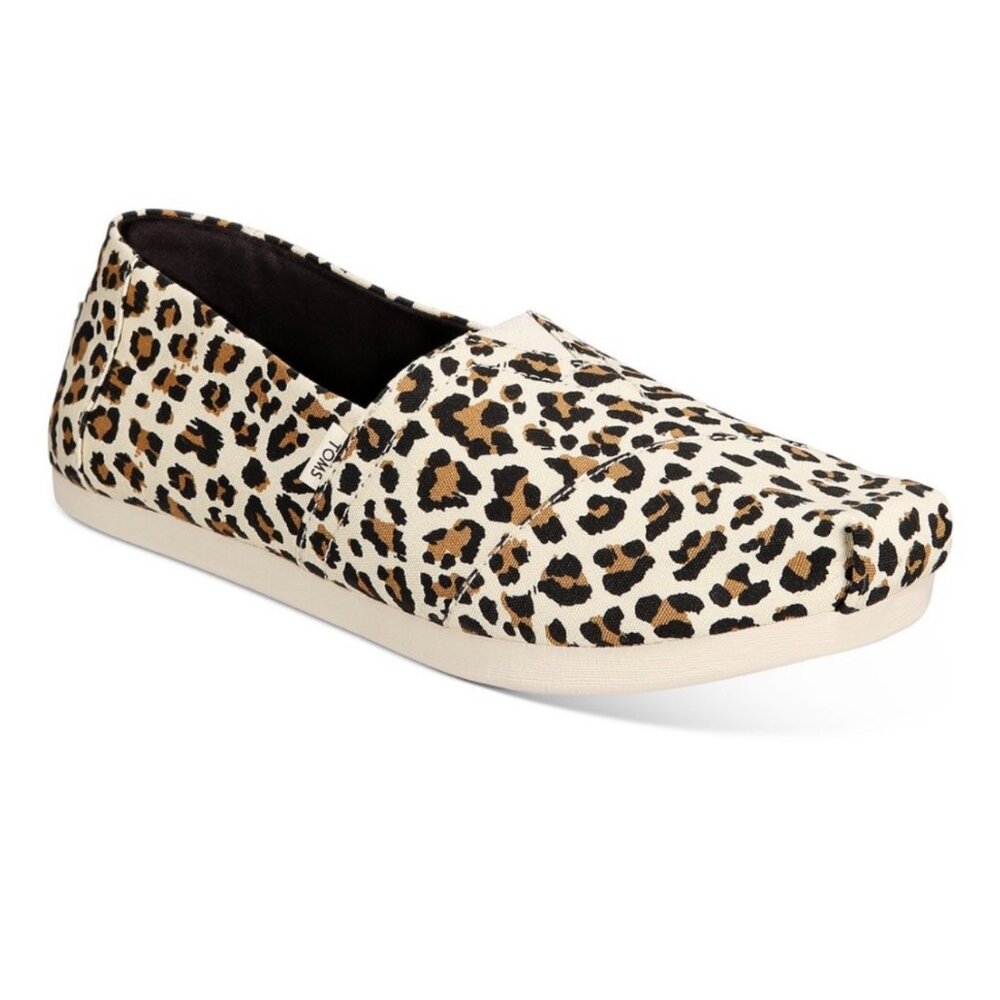 TOMS slip on Leopard print w 8.5 NIB